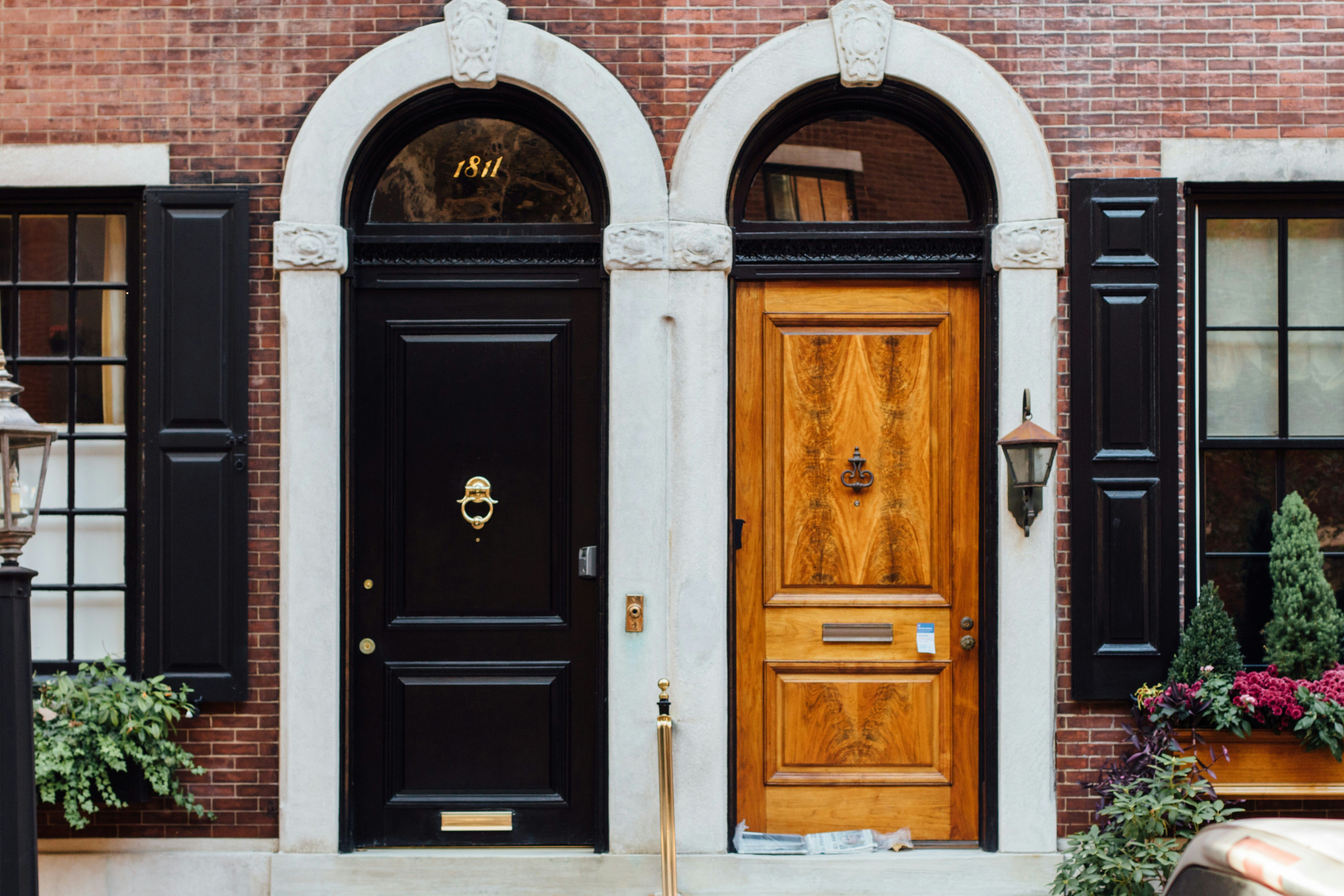 Front door and entry replacement on a New York area home