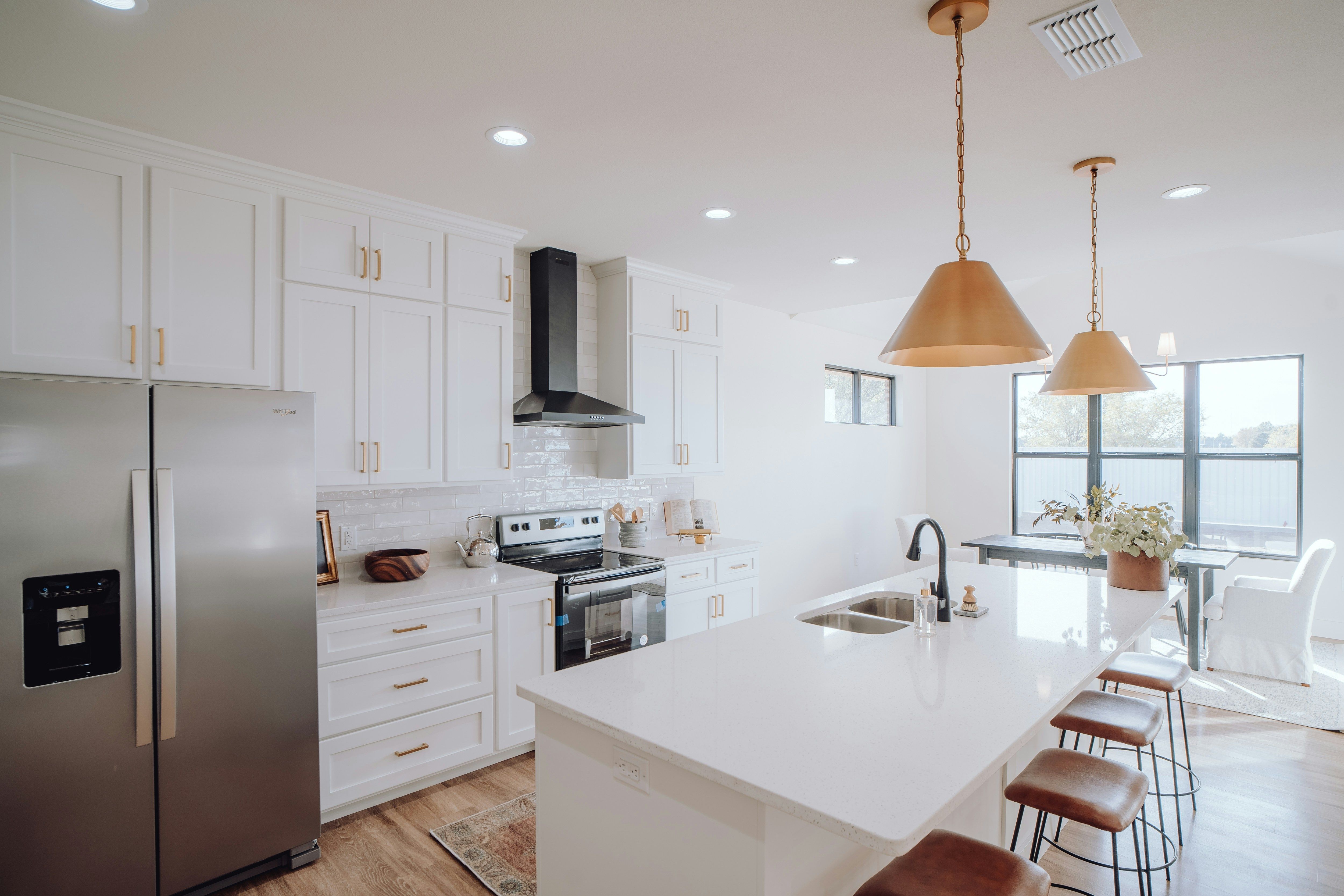 Open-concept kitchen renovation in a Suffolk County home