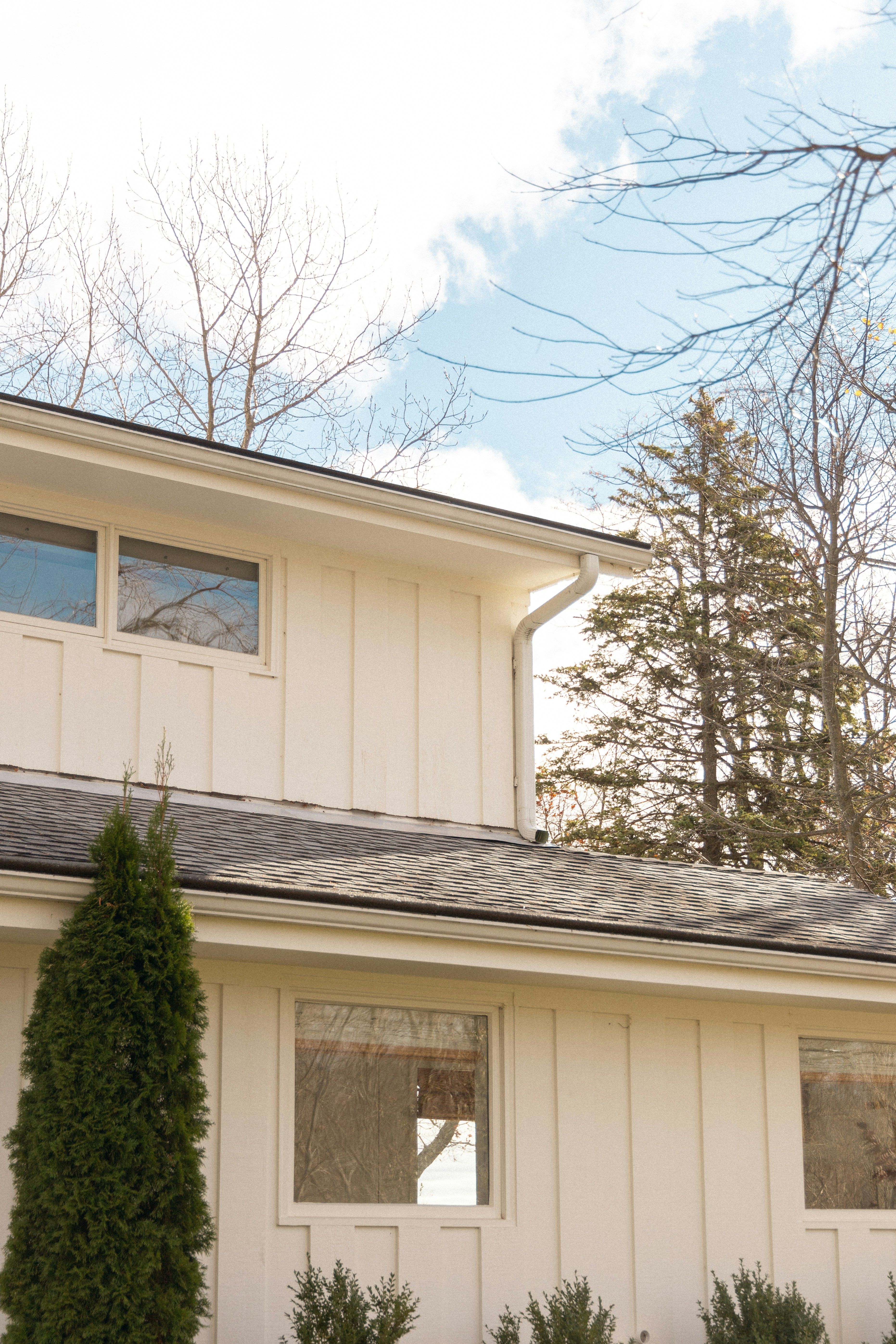 New siding and trim on a Long Island single-family home